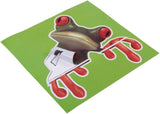 1Pcs Toilet Lid Covers Sticker Green Frog Funny Bathroom Toilet Seats Decorative Decal Car Toilet Seat Sticker Toilet Seat Clear 17cm x 18cm