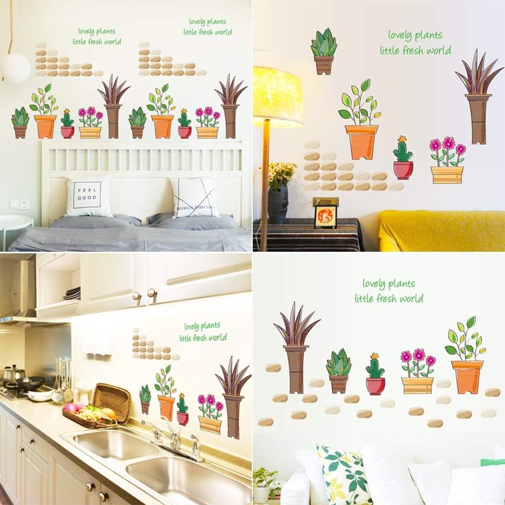 TOMHY Home Decor Glass Window per i Bambini in Camera Dipinta a Mano Sticker da Parete autoadesiva Porta del Soggiorno del Fumetto Carino Entrance:Seeds Only size 50x70 sk7135