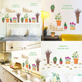 TOMHY Home Decor Glass Window per i Bambini in Camera Dipinta a Mano Sticker da Parete autoadesiva Porta del Soggiorno del Fumetto Carino Entrance:Seeds Only size 50x70 sk7135