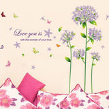 Blue Snowflake Wall Sticker Xh9259
