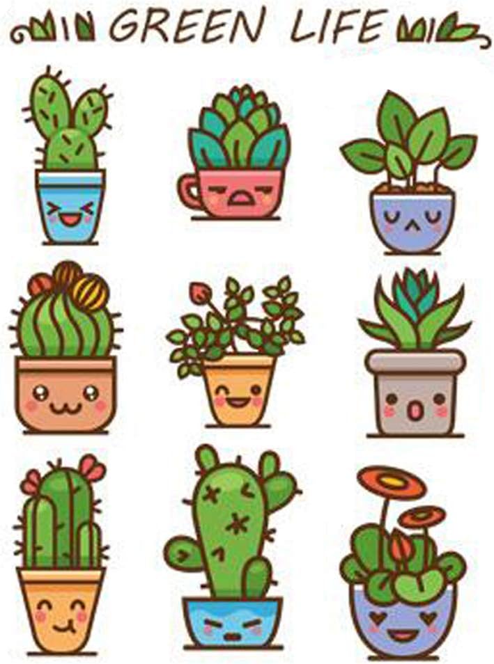 Removable PVC Wall Stickers Cute Emoji Pot Home Decor for Baby Boy Girl Kids Bedroom Kitchen  size 50x70 sk7115