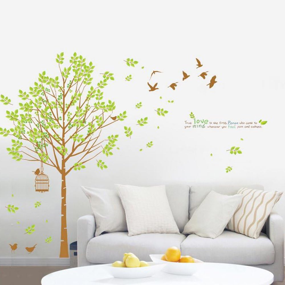 Cartoon Animal Butterfly Flower Wall Stickers Photo Frame Height Measurement Home Decor Baby Kids Girls Bedroom Kitchen Decoration