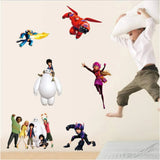 One Big Hero 6 Wall Sticker Cartoon Character Removable size 30x90 nc1436