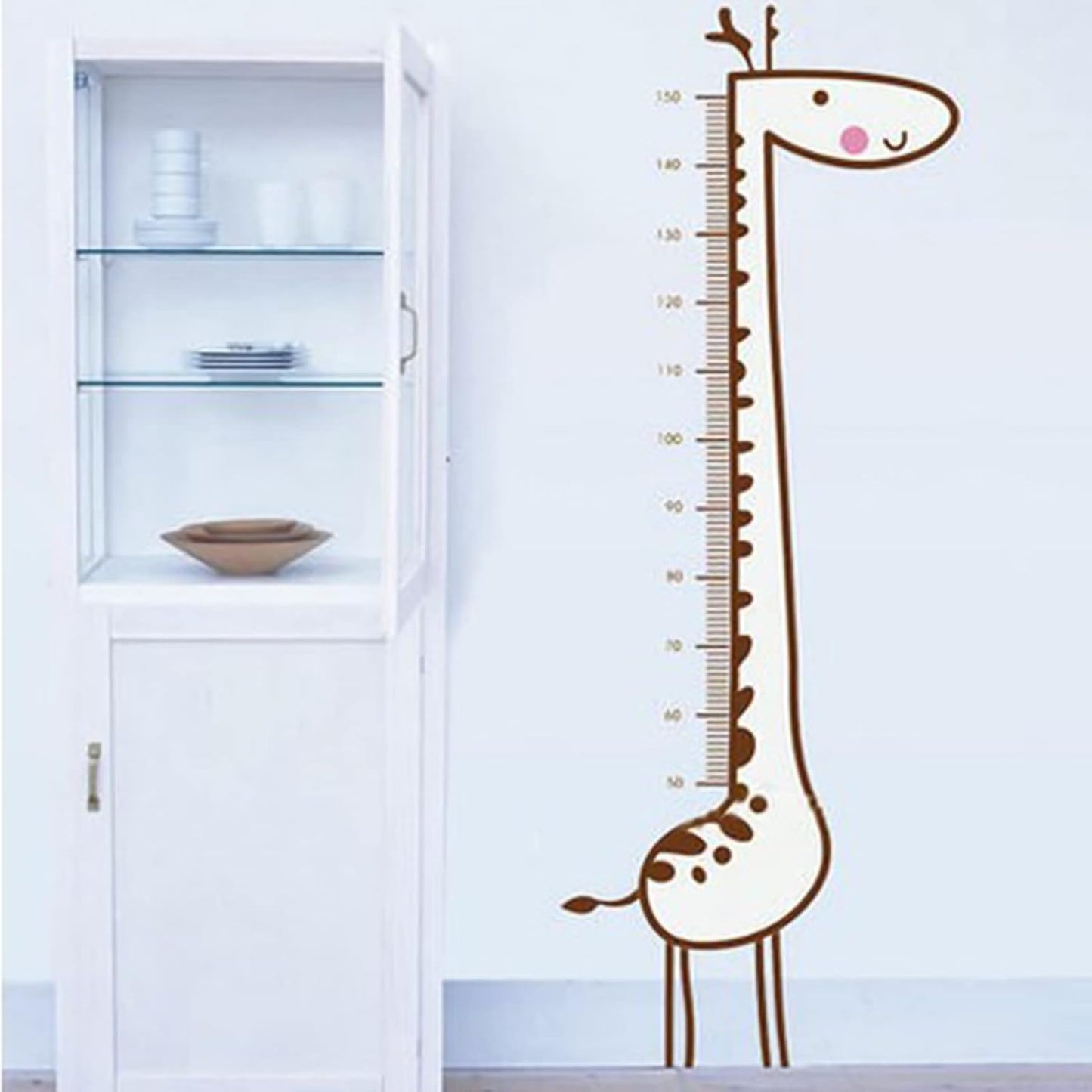 qiguch66 Art Poster Measurement Ruler Giraffe Mural Art Poster Scale Marker Compatible with Hallway size 50x70 dm570131