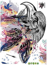 1pc Crow Raven Bird Bohemian Boho Chic Gypsy Spirit Arrow Feathers PVC Wall Sticker Decal Nursery Kids Bedroom Vinyl Adhesive Home Decor size 50x70 sk7085
