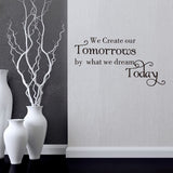 TBOP Home English Letters Creative Wall Stickers for Home Decor size 20x60 Dzr2006