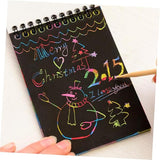 Small Scratch Note Pad - 10 x 14 | Rainbow Drawing Draft Books for Childrens (random color)