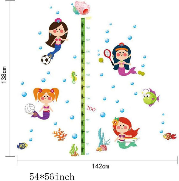 Height Measurement Fish Wall Sticker Decal Home Decor wall sticker Sk9149