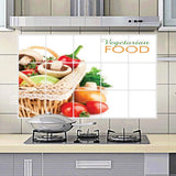 Kitchen Oil Proof Wall Sticker Heat Resistant Waterproof Self Adhesive Backsplash Cover for Kitchen Wall Protection