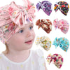 Rendum Color Floral Velour Baby Turban Hat