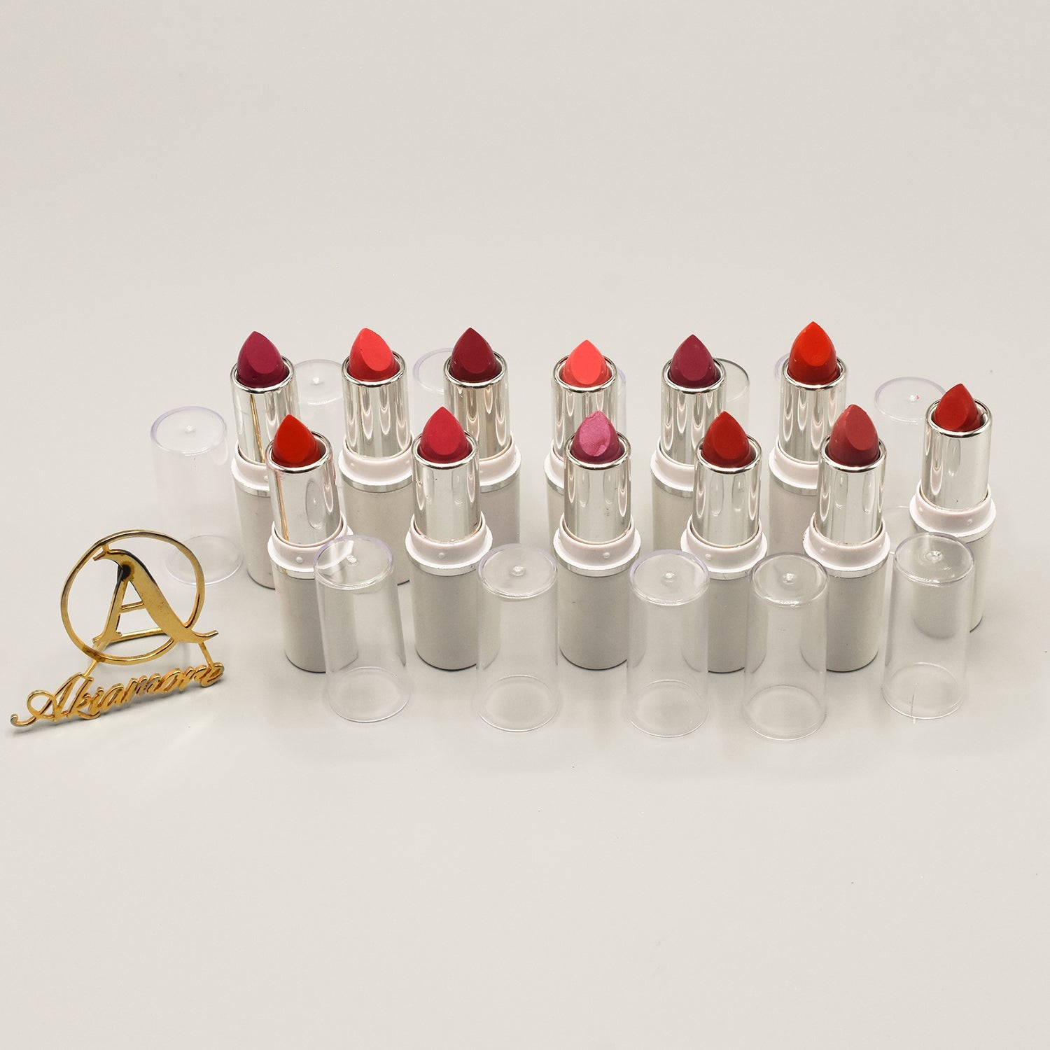 Miss Rose Matte Lipstick Set Pack of 12, Long Lasting Lip Color Shades for Women