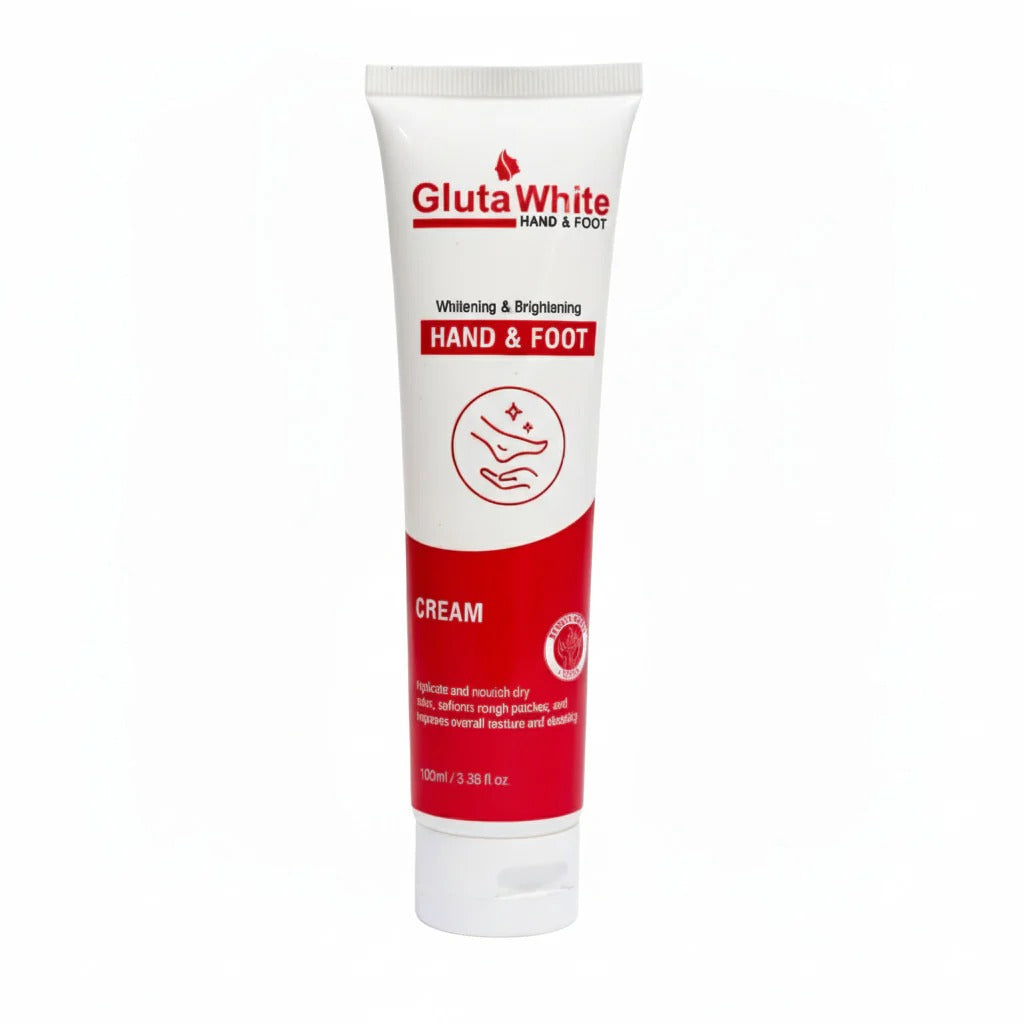 Gluta White Hand And Foot Whitening And Brightening Cream Providing Skin Lightening Glow Care - 100ML