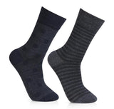 2 Pair Woolen Summer Socks For Men – Soft, Breathable, And Comfortable Daily Wear Socks For All-Season Use (Random Design)