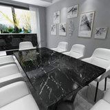 Self Adhesive Black Marble Sheet For Kitchen – Waterproof, Heat And Oil Resistant Wallpap er For Countertops, Cabinets, And Furniture(60x200)