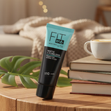 Maybelline Fit Me Matte + Poreless Liquid Foundation – Shade 110 Porcelain | Lightweight, Oil-Control, Pore-Refining, Non-Comedogenic, 40ml