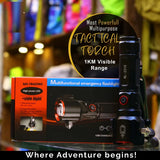 super Powerful 2-in-1 Emergency Flashlight torch &amp; Charging Bank Waterproof LED 2210long range flashlight