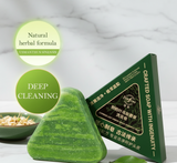 Timfens Cypress Leaf Usman Grass Shampoo Soap Bar - Natural Herbal Formula for Deep Cleansing & Oil Control