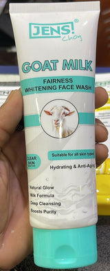 Jens Choy Goat Milk Fairness Whitening Face Wash Gentle Formula Brightening Effect Premium Quality - 100g