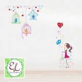 Wall Sticker / Wall Stiker / Stiker Dinding Sangkar Burung JM7152
