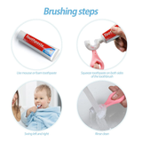 1 PC - 360 Degree U-Shaped Baby Toothbrush Children Child Toothbrush Teethers Baby Brush Silicone Kids Teeth Oral Care Cleaning (With Box)(random color)