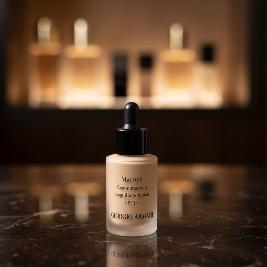Maestro Fusion Makeup SPF 15 by Giorgio Armani: The Revolutionary Skin-Perfecting Serum Foundation for a Natural, Luminous Glow