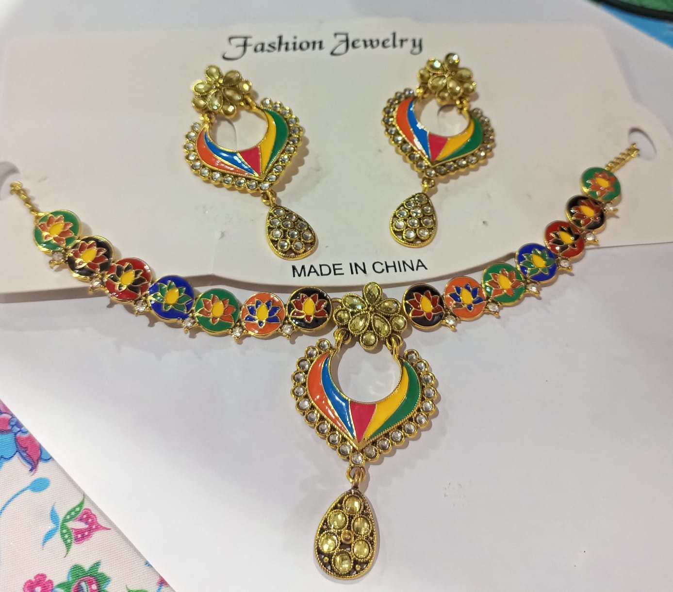 2021 Luxury Sparking Cubic Zircon Drop Earring Necklace Jewelry Sst Wedding Bridal jewelry sets