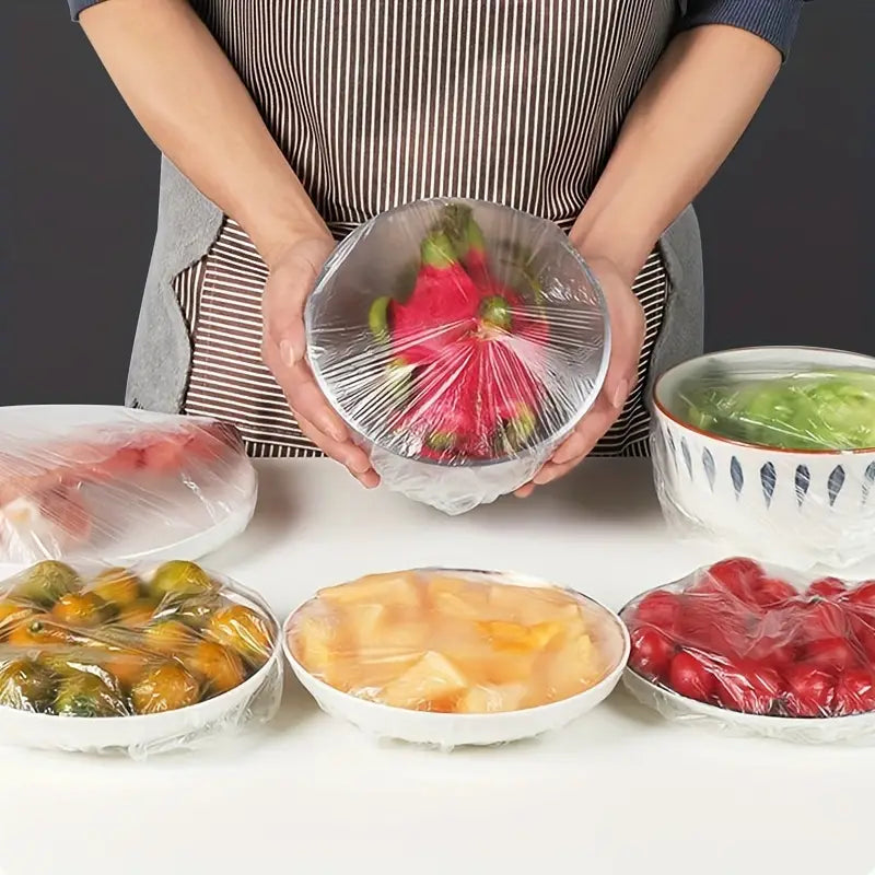 ( 2 in 1 ) stack- up shelf and  disposible food bag   (100 pieces) (random color)