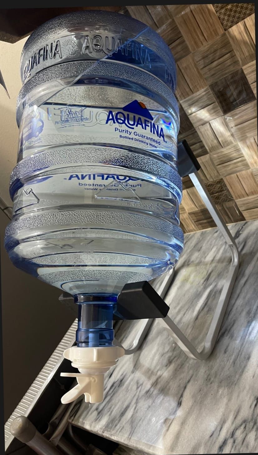 High?Quality Water Bottle Stand | Metal Rack Dispenser | Durable & Stable Holder for Home & Office | 19 Ltr bottle stand with nozzle