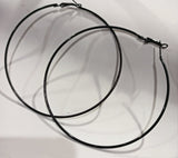 Pack of 3 Different colour black golden silver Hoop Earring  egfrmic2f-8