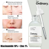 The Ordinary Niacinamide Serum 10% + Zinc 1% Supersize Serum [Buy 1 Get 1 Free] | Best Quality Serum 30ML