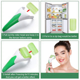 Ice Roller for Face & Eye Puffiness Relief, Cold Gel Ice Face Roller Massager - Ice Roller Cool Roller For Face Eye Body Facial Shaping Anti Wrinkle Ice Roller Massager Smooth Skin ( Random Color )
