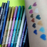 Flormor pencil pack of 12 | Flormal Eye Liner Pencil 12 Pencils Pack | water proof eyeliner (Random color shades)