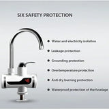 Electric Kitchen Instant Water Heater Tap – Instant Hot Water Faucet | Fast Heating Tankless Faucet