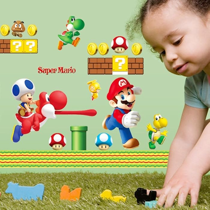 Ay7062  Wall Stickers Kids Nursery Boys Bedroom Decor Removable Vinyl