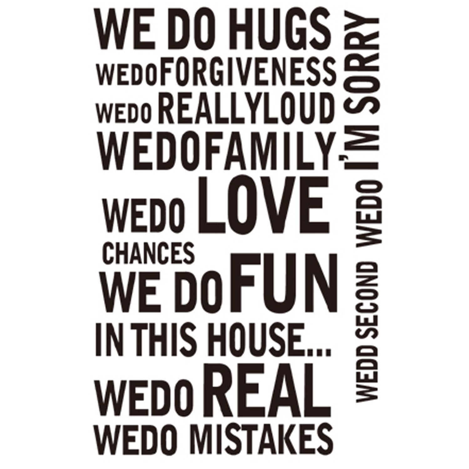 JM7270 WE DO REAL WALL STICKERS 60X90 WALL STICKERS Discount