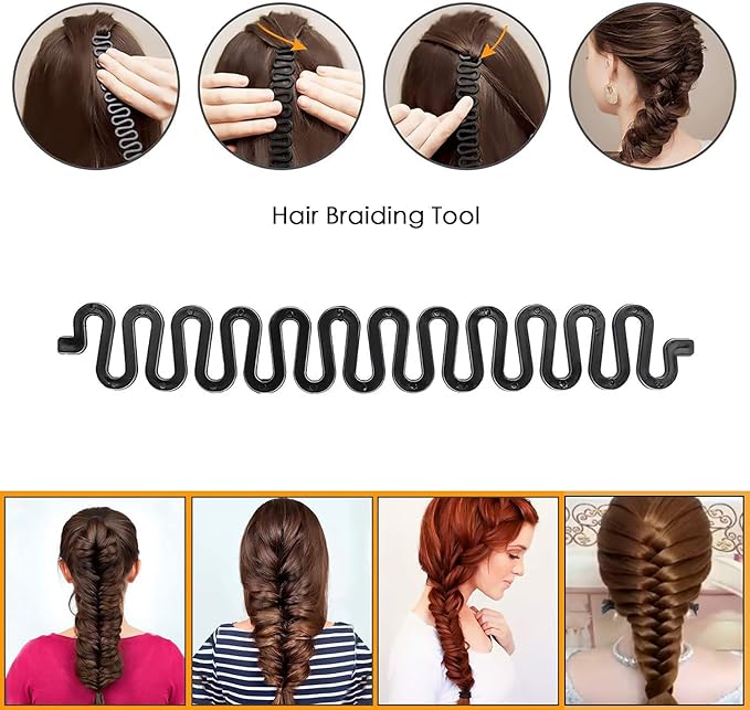 New Hairstyle Braiding Tools Pull- Hair Dispenser Disk Hair Combs Fashion Hair Accessories