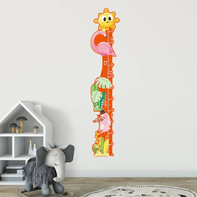 Wall Sticker, Cartoon Animal Panda Rabbit Flamingo Children Room Porch Decoration Height Wall Sticker-Hm74009