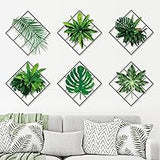 Ht92004 3D Green Plant Wall Sticker,