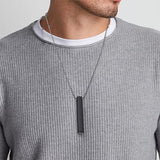Boys Bar Necklace Pack Of 2  Materials Stainless Steel