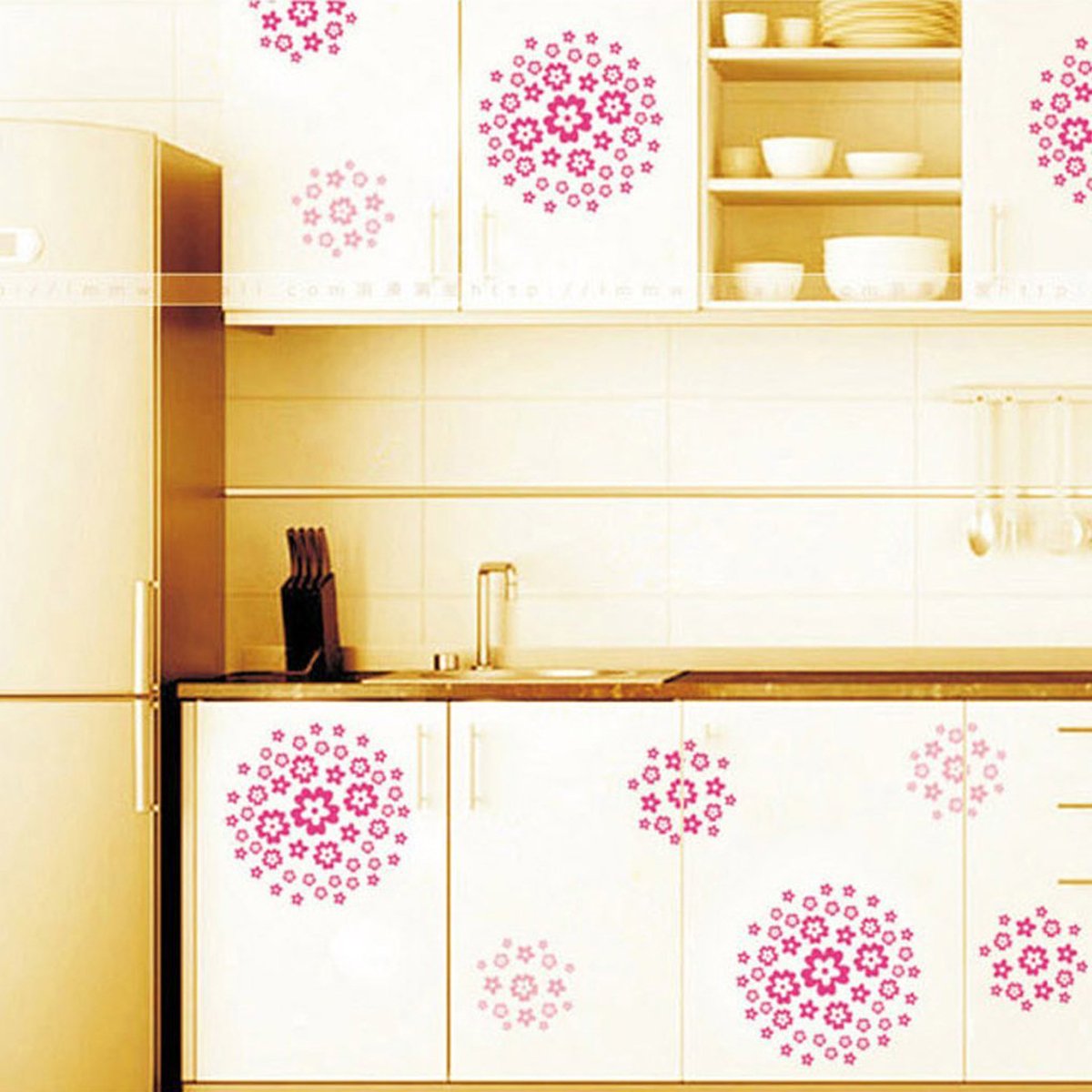SYGA 50 cm Brown Removable Sticker  (Pack of 1)