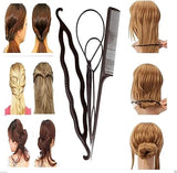 New Hairstyle Braiding Tools Pull- Hair Dispenser Disk Hair Combs Fashion Hair Accessories