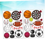 Sports Wall Stickers Football Rugby Basketball Decor Wall Decals for Home Decor size 50x70 sk7095