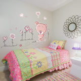 Teddy Bear Childrens Kids Nursery Baby Bedroom Wall Sticker sAy7017