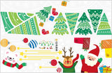Window Sticker Anti-Fade Xmas Themed Window Decal Vibrant Color for Bedroom