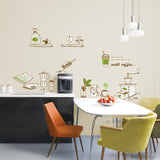 TipTop Wallstickers Cartoon Servise size 50x70cm ncs0018