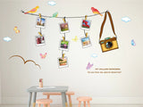 Solimo Wall Sticker for Living Room (Travel Photo Gallery, Ideal Size on Wall, 180 cm X 100 cm), PVC Vinyl abc1050