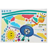 Gadgets Wrap Vinyl Giraffe Height Measurement Cartoon Wall Sticker for Kids Room Bedroom  size 50x70 sk7034