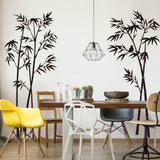 Black Bamboo Wall Sticker Home Decal Paper Removable  size ay9156