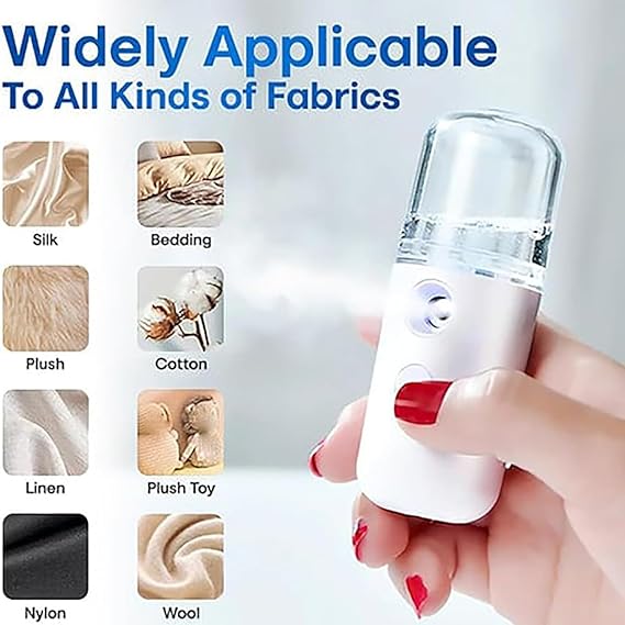 Nano Facial Mist Sprayer, 30ml Handy Atomization Machine Face Moisturizing Hydration  USB Charging (random color)