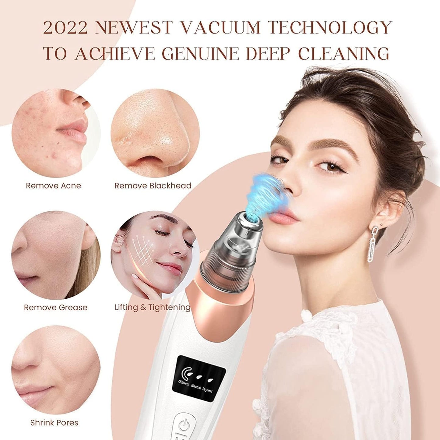 JB- 8826 Beauty Skin Care Expert Acne Pore Cleaner Acne  Beauty skin care specialist 5in1